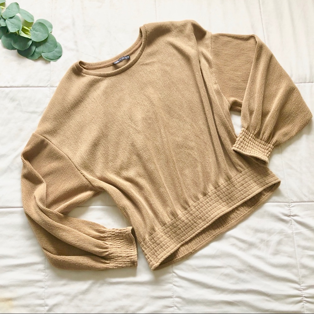 Zara Tan Sweater